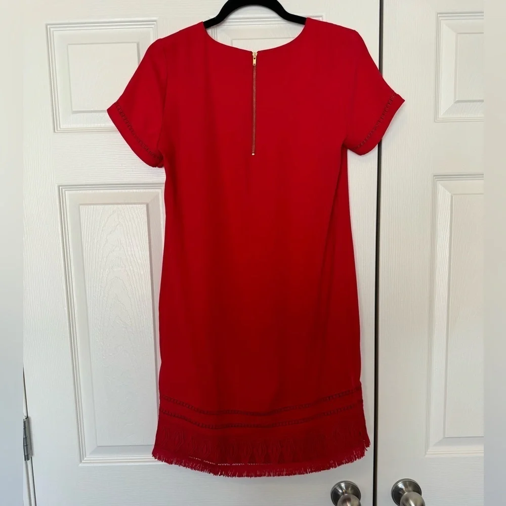 Cynthia Rowley Red Dress Size 4 - Picture 2 of 5